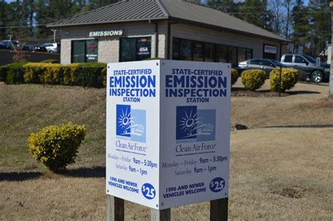 georgia clean air force testing stations